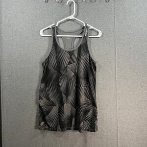 Reebok Tank Top Shirt Women Size M Gray Color Outdoor Athletic Casual Ladies